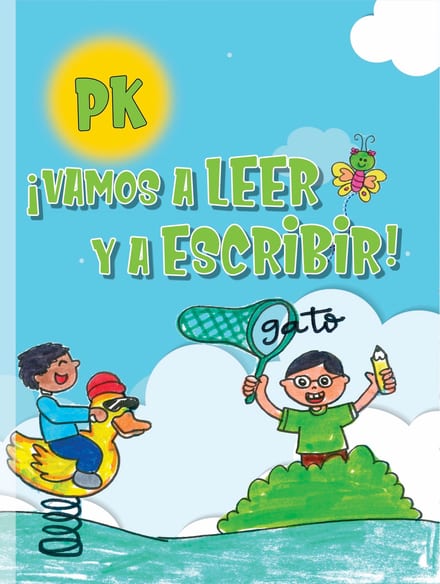 Portada de ¡Vamos a leer y a escribir! — Prekínder